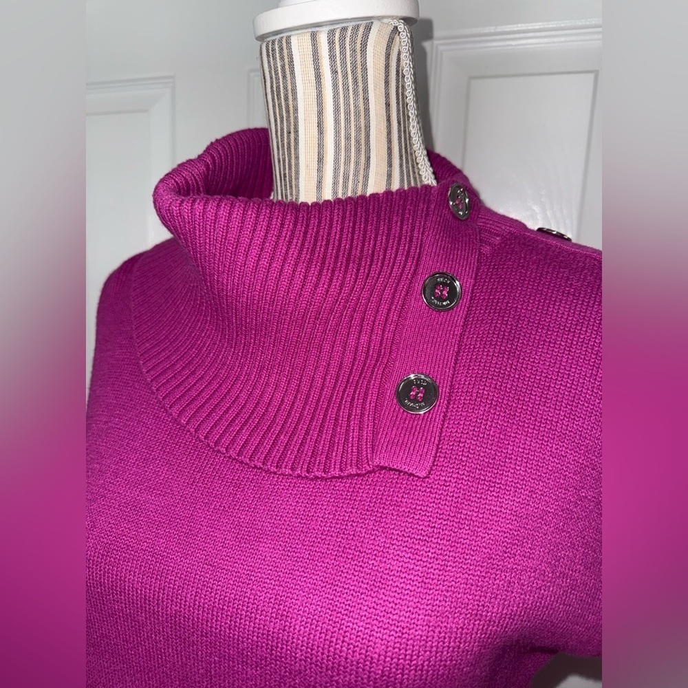 Michael Kors Sweater Short Sleeve Knit Size L